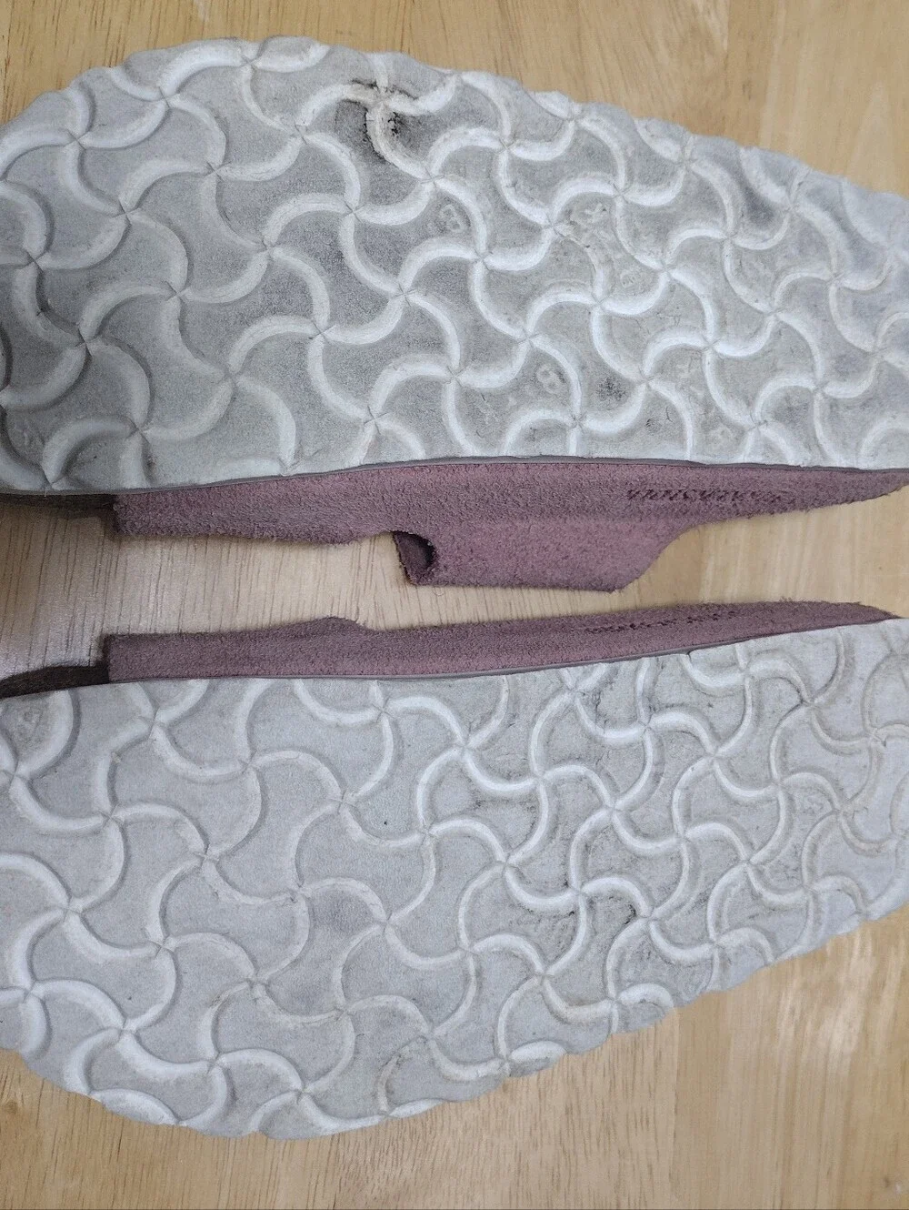 BIRKENSTOCK Arizona 37 / 6 Pink Suede Slides 2 Strap Slip-on Sandals